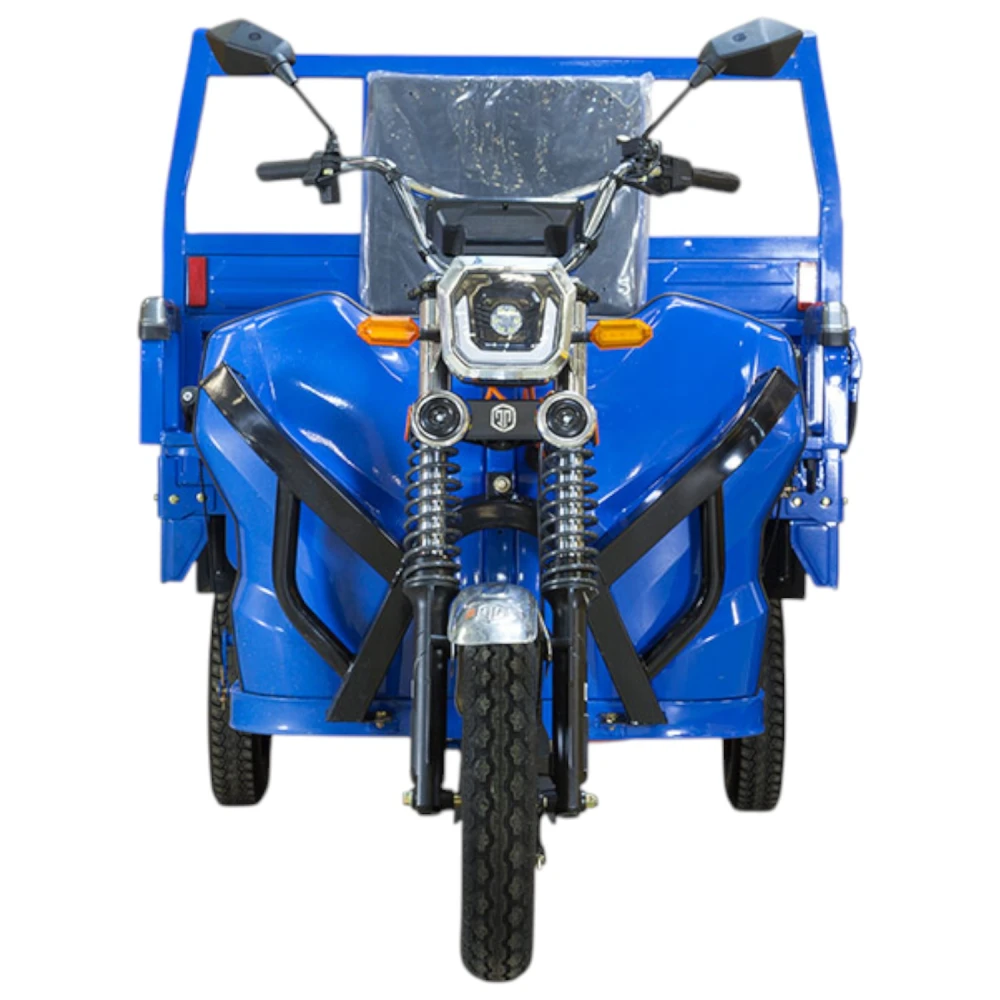 Грузовой электротрицикл Rutrike D5 1500 гидравлика (72V1500W) Тёмно-синий матовый 3